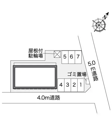 ★手数料０円★仙台市太白区金剛沢１丁目　月極駐車場（LP）